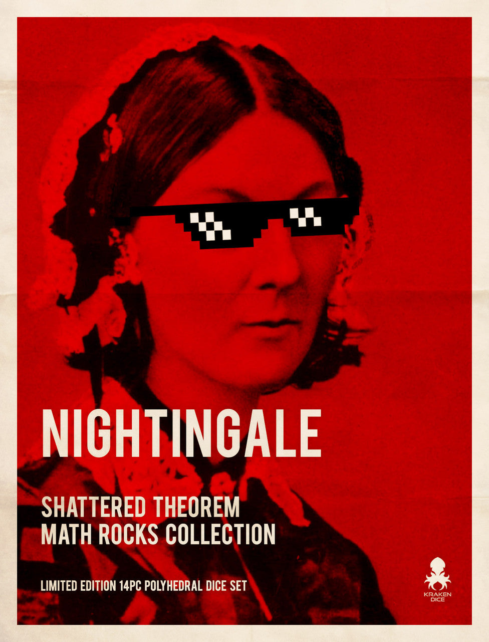 Nightingale: Shattered Theorem 14pc Limited Edition Polyhedral Dice Set